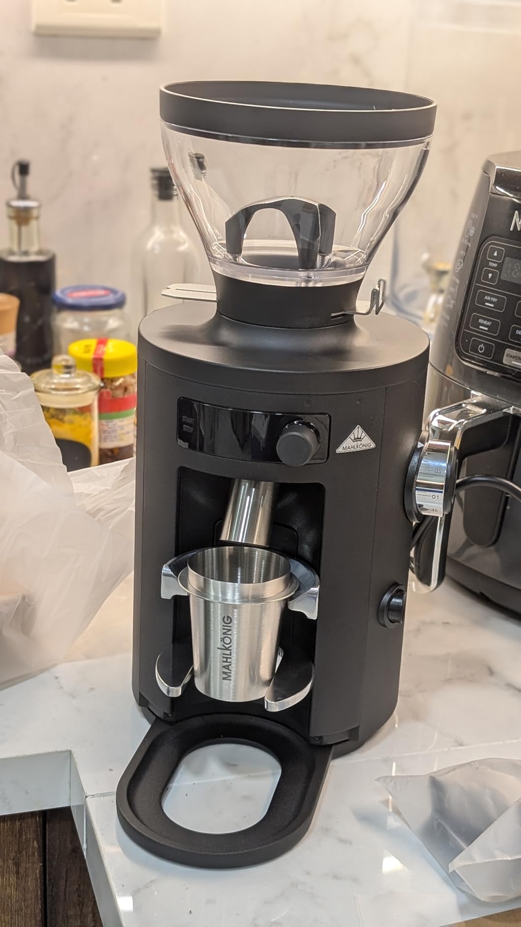 Mahlkonig X54 Allround Electric Coffee Grinder, Burr Coffee Grinder with Stepless Adjustment (Chrome) customer photo 1
