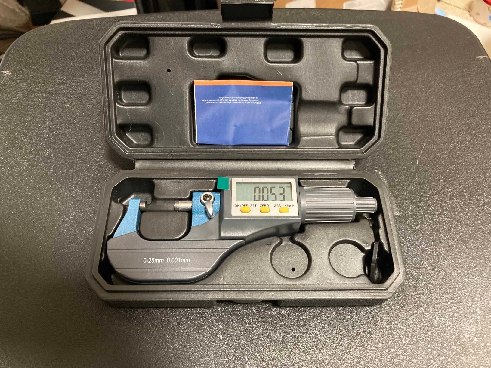 HDLKNAK Digital Micrometer, Outside Micrometer Precision Measuring Tool, 0-1