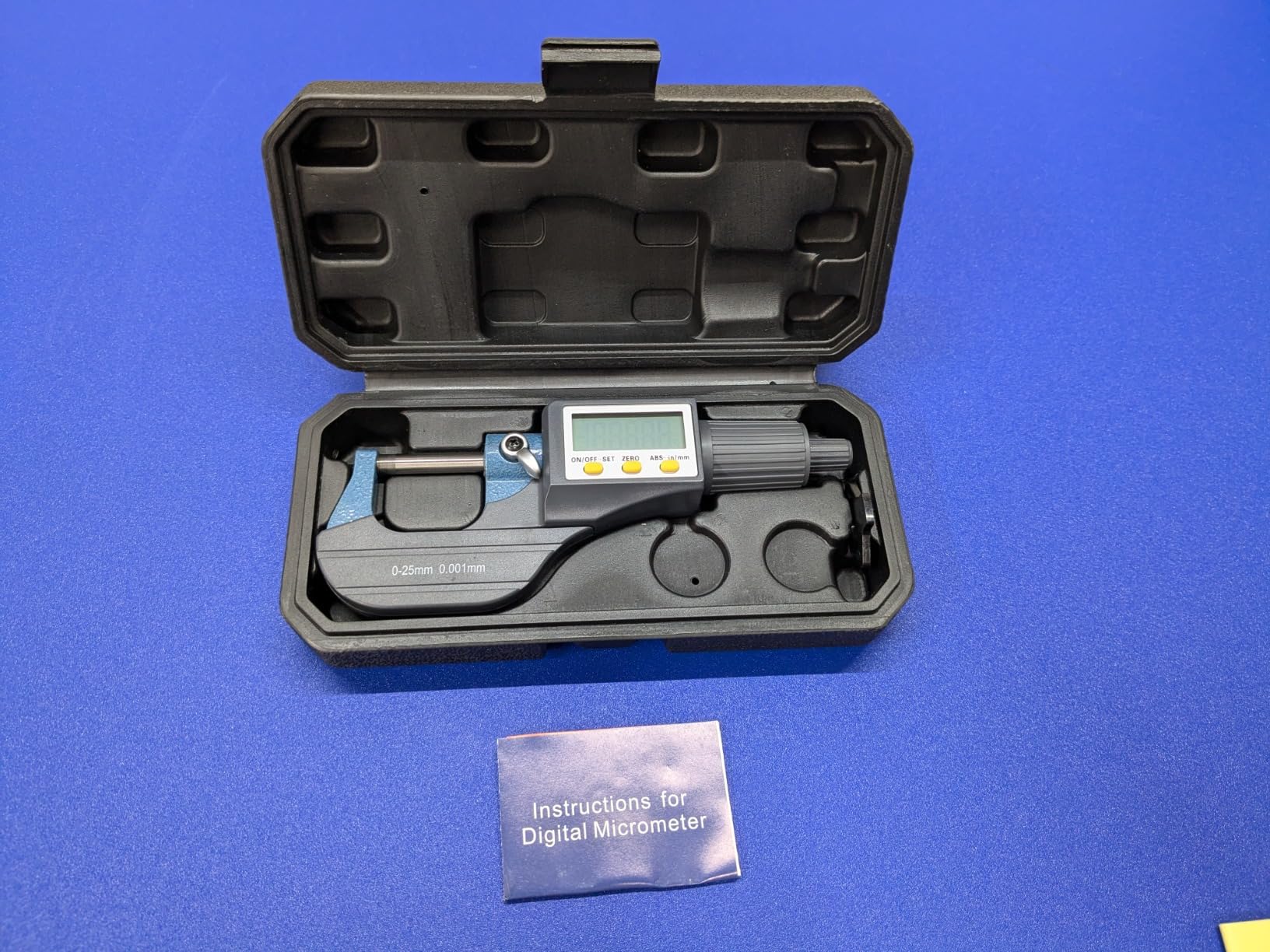HDLKNAK Digital Micrometer, Outside Micrometer Precision Measuring Tool, 0-1