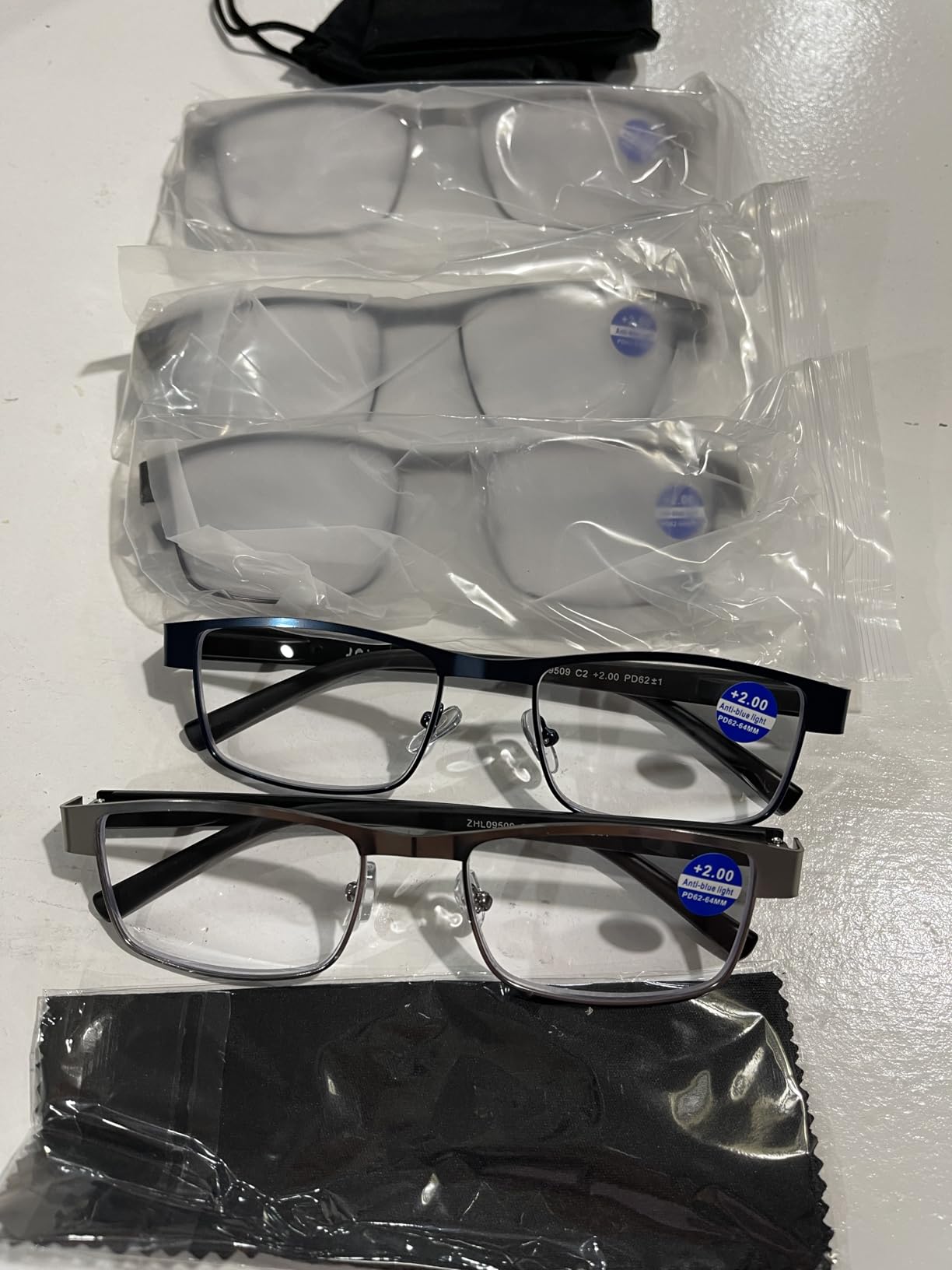 JOLISU 5PCS Reading Glasses Men - Blue Light Blocking Computer Metal Thin Frame Readers For Mens/Women customer photo 2
