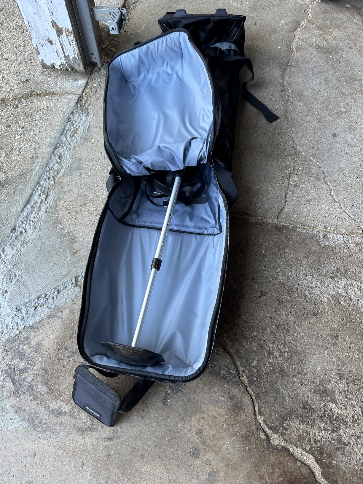 CHAMPKEY Professional Golf Travel Bags for Airlines with Password Lock - Hard Case Golf Travel Bag with Support Pole and Oversized Wheels customer photo 1
