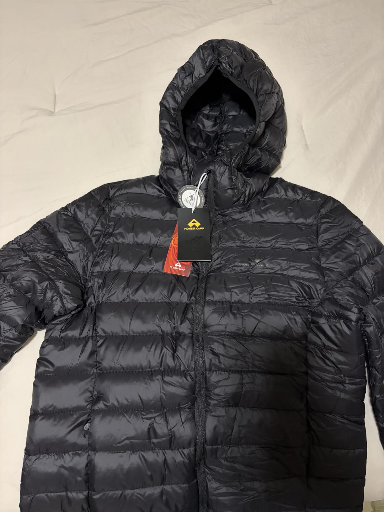 Pioneer Camp Women's Packable Puffer Jacket Winter Light Weight Water-Repellent Quilted Coat with Hood customer photo 1