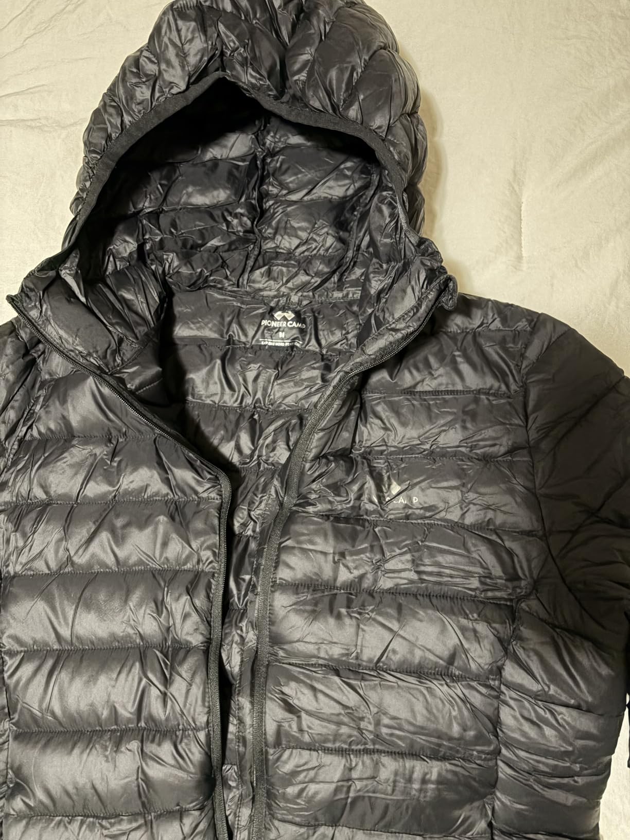 Pioneer Camp Women's Packable Puffer Jacket Winter Light Weight Water-Repellent Quilted Coat with Hood customer photo 2