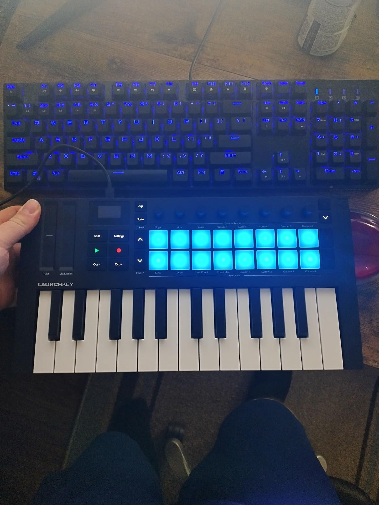 Novation Launchkey 49 MK4 - 49 key Semi-Weighted, USB, MIDI Keyboard Controller with DAW Integration. Chord & Scale Modes, 8 Drum Pads, & Arpeggiator - Includes Software Bundle for Music Production customer photo 1