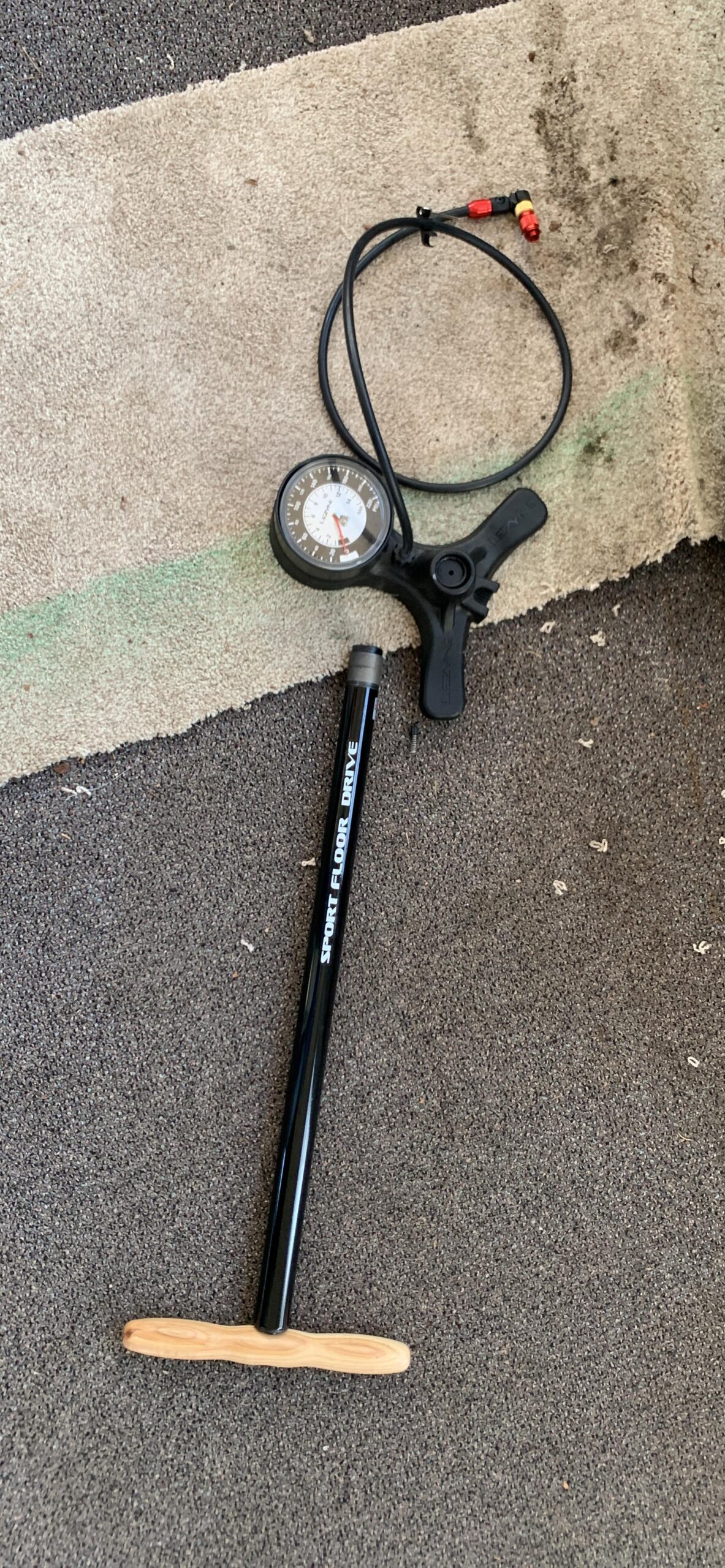 LEZYNE Steel Floor Drive 3.5 High Pressure Bicycle Floor Pump with 3.5