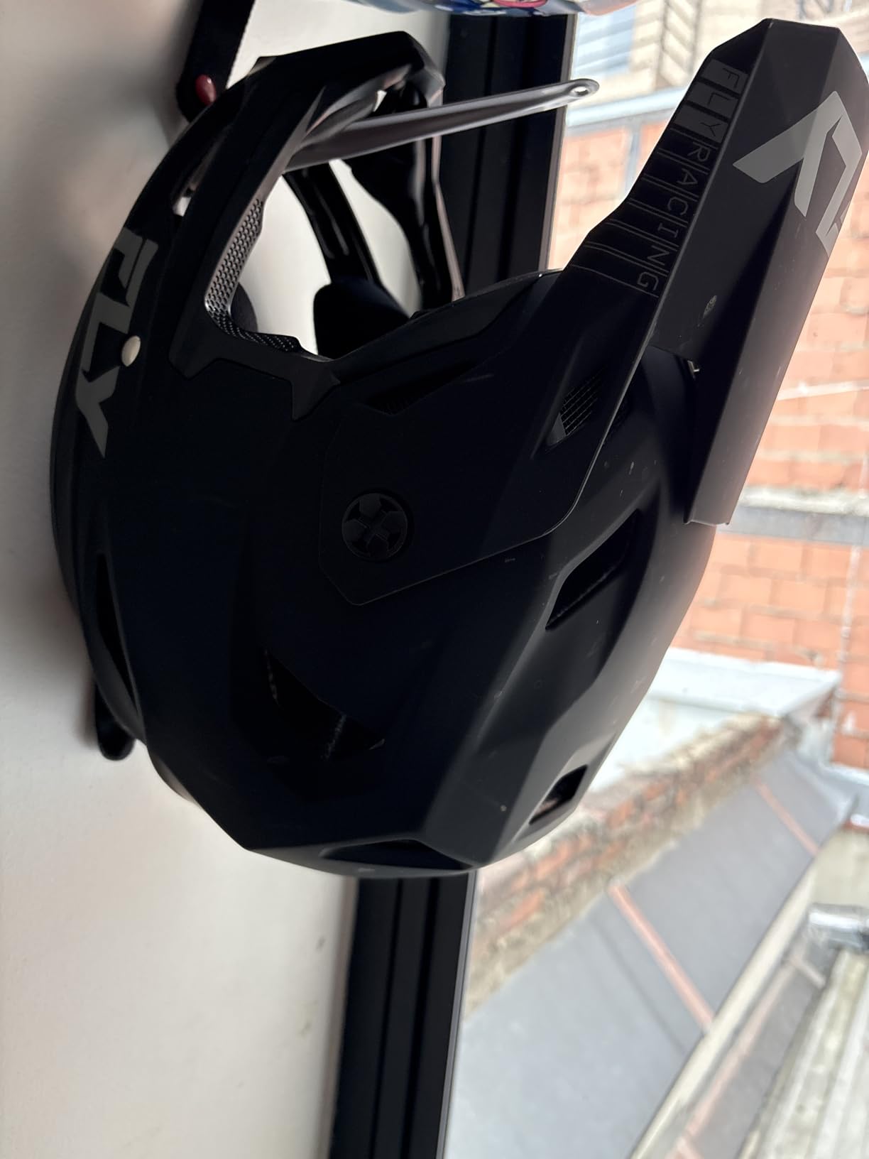 Fly Racing Rayce Full-Face Mountain Bike/BMX Helmet - ASTM F1952 DH Certified, CPSC 1203, CE EN1078, Poly-Alloy Shell, TFV Ventilation, Removable Liner customer photo 2
