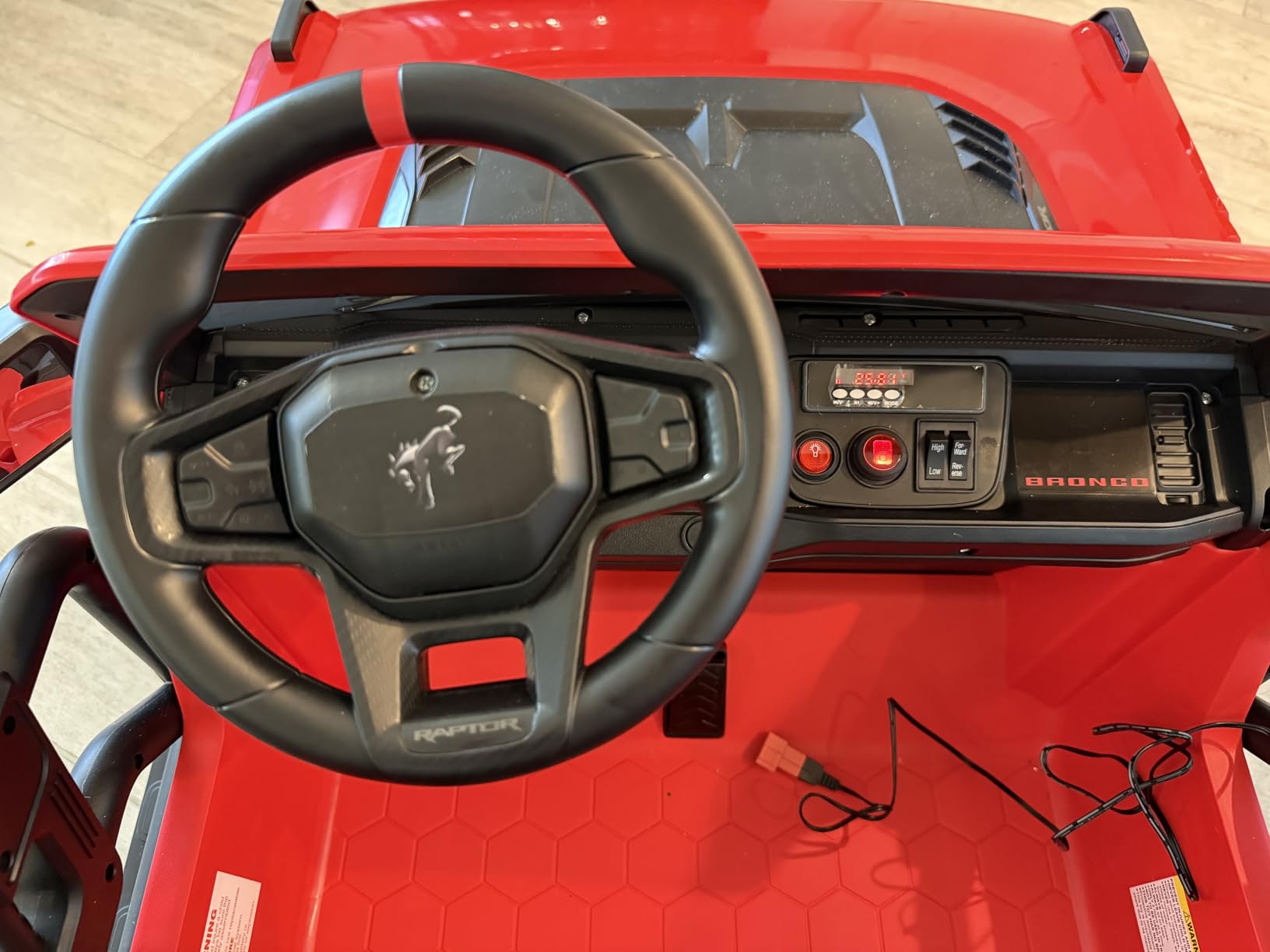 First Ride On 24V Ride on Toys for Big Kids, Licensed Ford Bronco Raptor 2 Seater Ride on Cars with Remote Control, Ride on Truck w/ 4-Wheeler Suspension, 3 Speeds, Led Lights, Bluetooth (24V, Pink) | First Ride On, 24V, for Big Kids, 2 Seater, with Remote Control customer photo 2