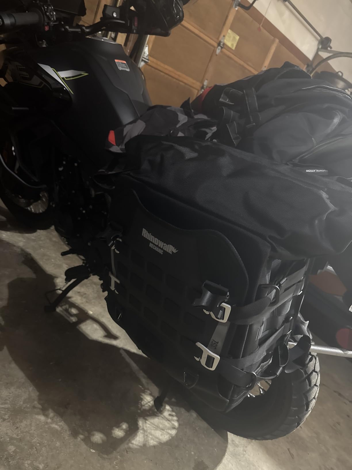 Rhinowalk Motorcycle Saddlebag 35L Waterproof, Quick Release Motorbike Side Bag, Universal Fit Motorcycle Side Bag (1-Piece) customer photo 2