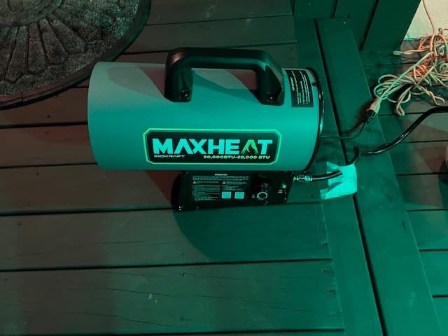 InoKraft MaXheat MH68 68,000 BTU Forced Air Propane Heater, Portable for Garage customer photo 2