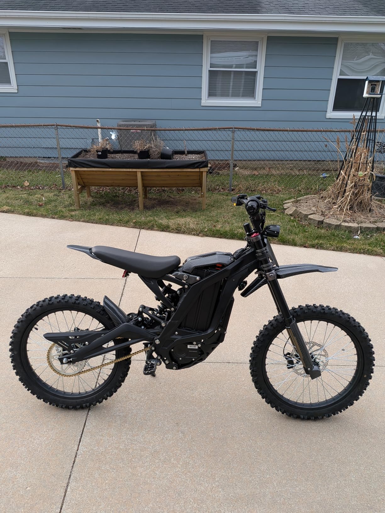 natkie Electric Motorcycle Bike for Adults, Electric Dirt Bike 8000W(Peak) Mid-Mounted Motor 72V/30AH Removable Battery, Top Speed 50MPH/75Miles Off Road Electric Mountain Bike, Dual LED Headlight customer photo 1