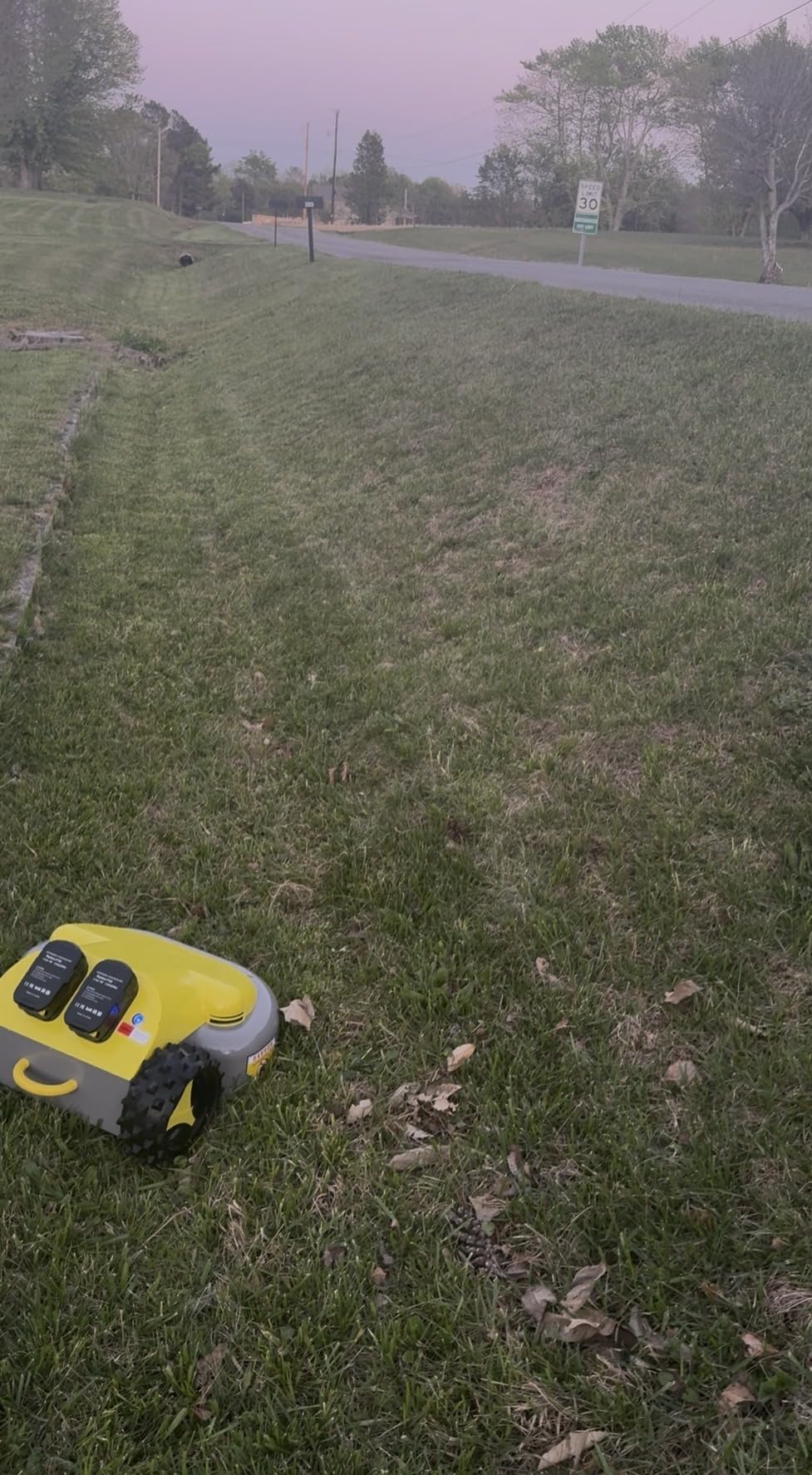 Remote Control Lawn Mower - Battery Powered RC Lawn Mower, Cut Height 2.0