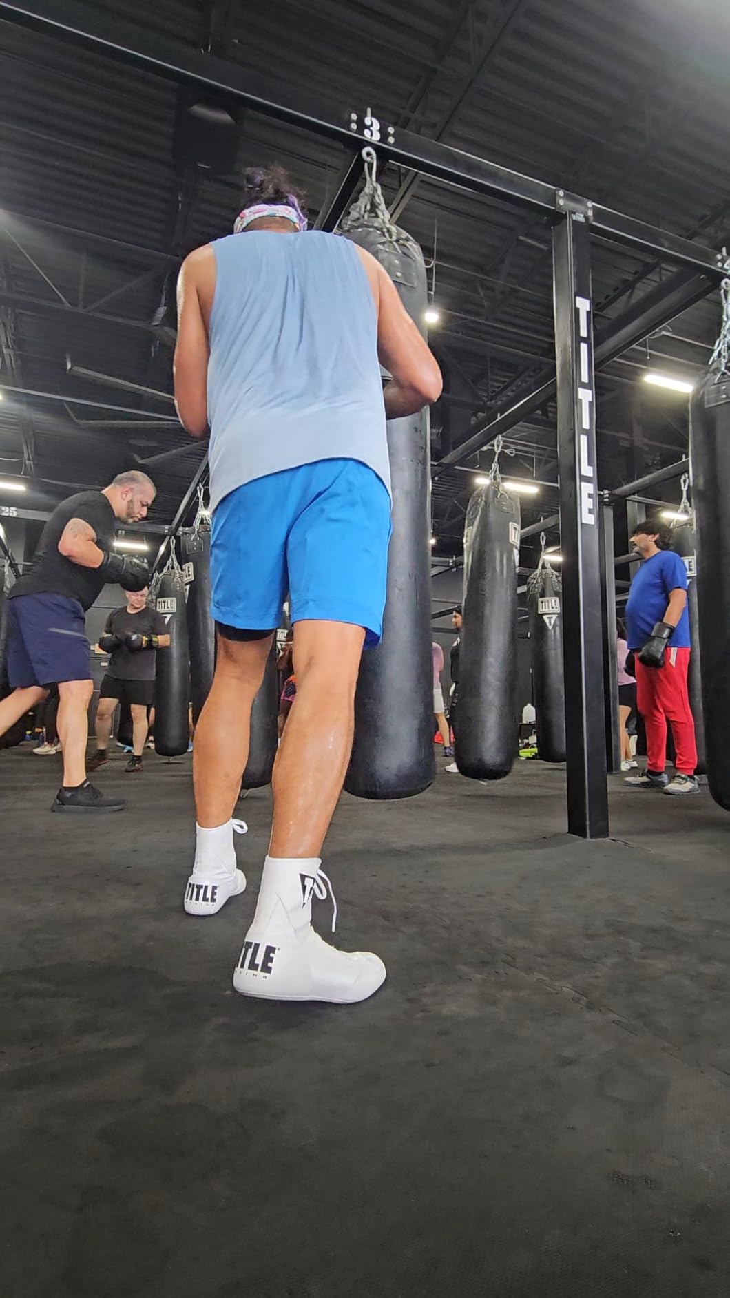 TITLE Boxing Speed-Flex Encore Mid-Top Shoes: Boxing Shoes, MMA Shoes, Boxing Boots, Kickboxing Shoes, Boxing Equipment, Footwear customer photo 2