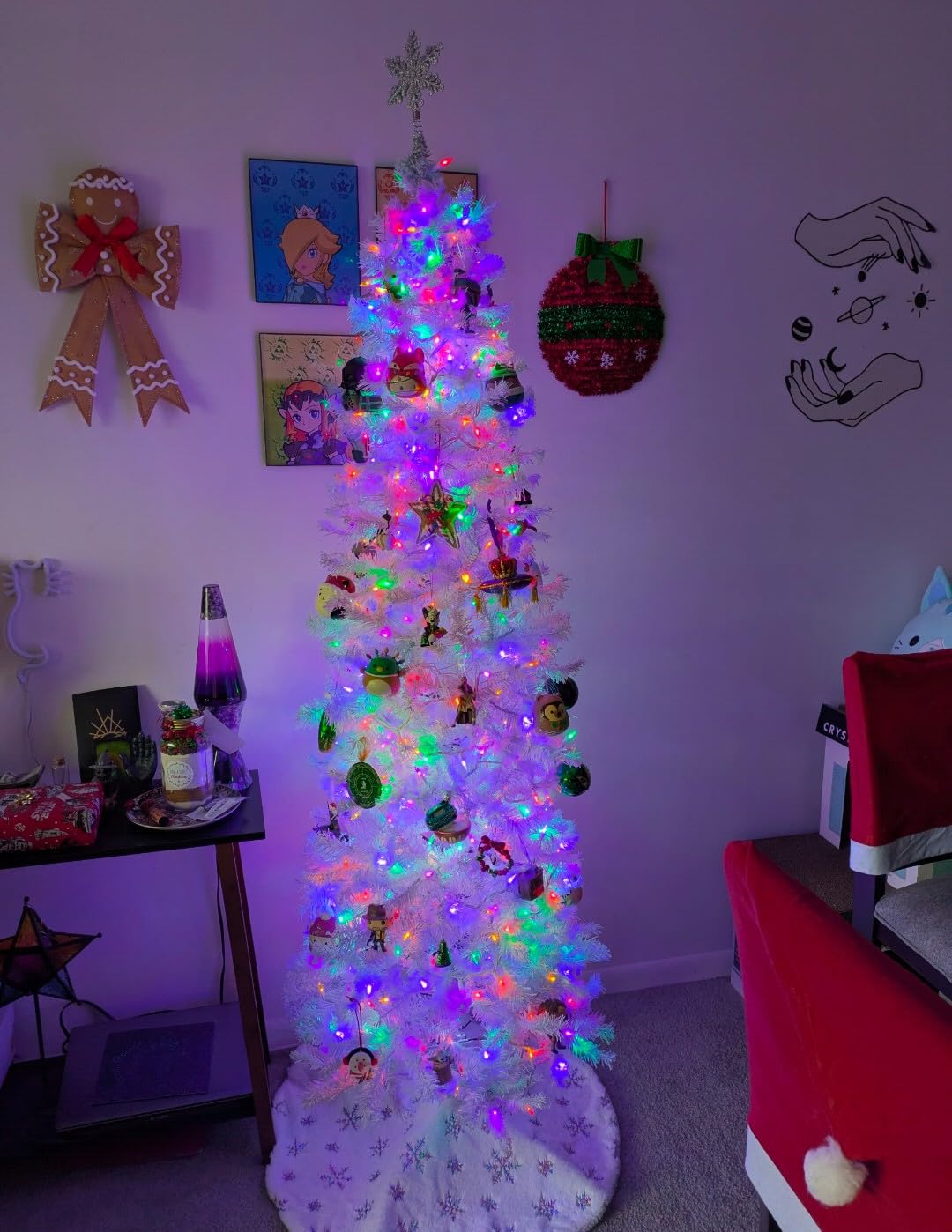 Best Choice Products Unlit Pencil Christmas Tree, 9ft Premium Artificial Tree, Realistic Spruce Holiday Decor w/ 1,298 Branch Tips, Metal Base customer photo 1