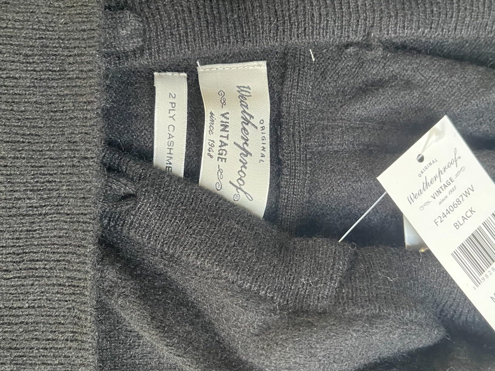 Weatherproof Vintage Men's 100% Pure Cashmere Sweater Classic Long Sleeve Pullover customer photo 3