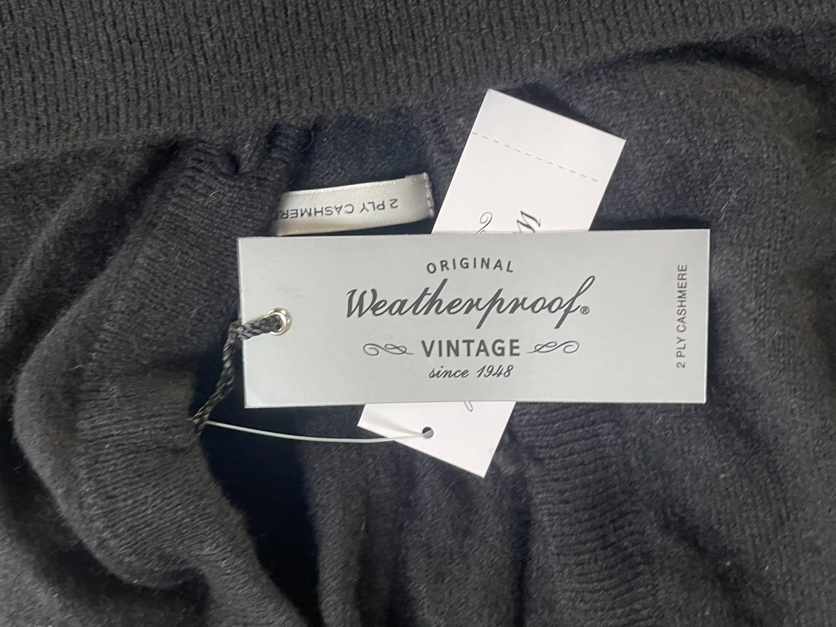 Weatherproof Vintage Men's 100% Pure Cashmere Sweater Classic Long Sleeve Pullover customer photo 4