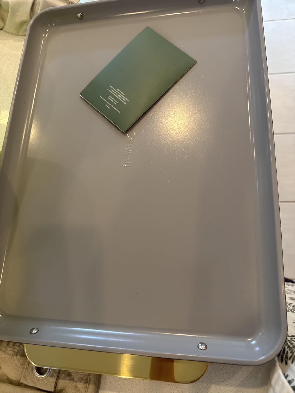 Caraway Non-Stick Ceramic Large Baking Sheet Duo - Naturally Slick Ceramic Coating - Non-Toxic, PTFE & PFOA Free - Large (18