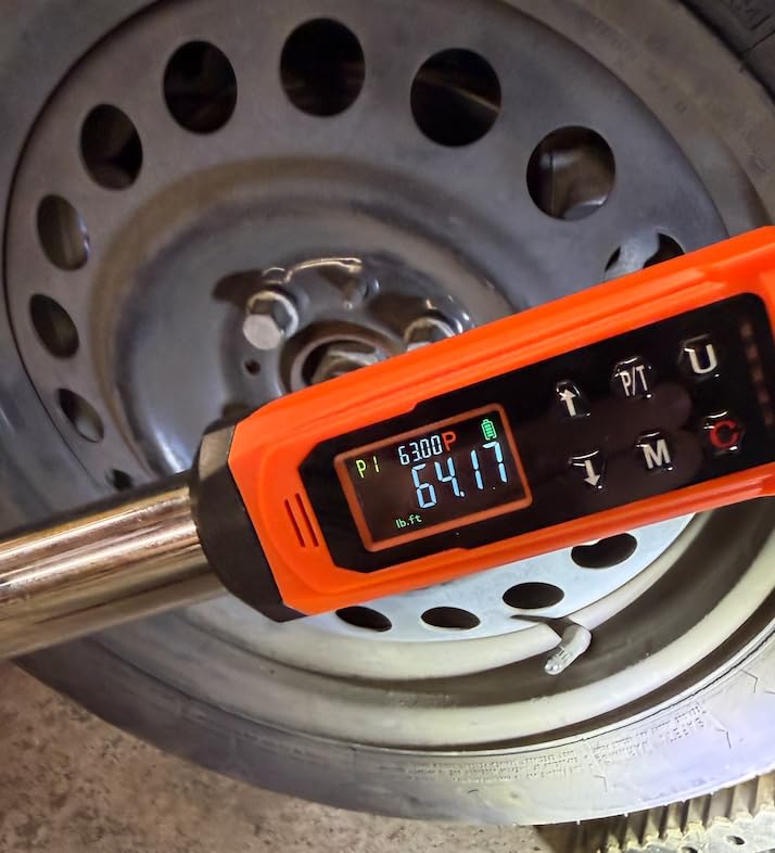 coobeast Digital Torque Wrench, 3/8 Drive Electronic Torque Wrench with Preset Value(1.5-99.5 Ft-lbs./2-135Nm), Buzzer and LED Flash Five Units of Measure for Bike Motorcycle Car customer photo 1