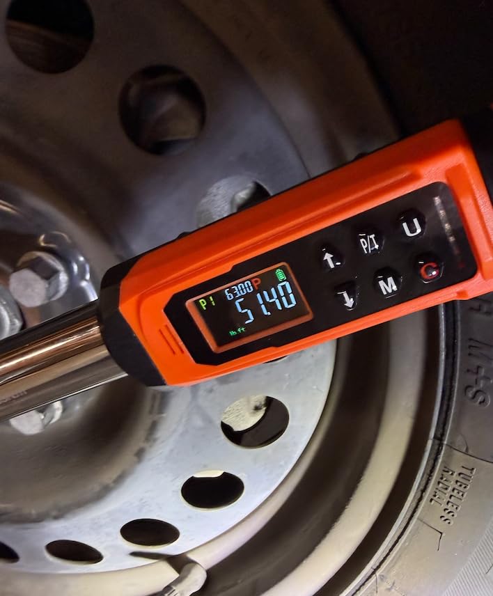 coobeast Digital Torque Wrench, 3/8 Drive Electronic Torque Wrench with Preset Value(1.5-99.5 Ft-lbs./2-135Nm), Buzzer and LED Flash Five Units of Measure for Bike Motorcycle Car customer photo 2