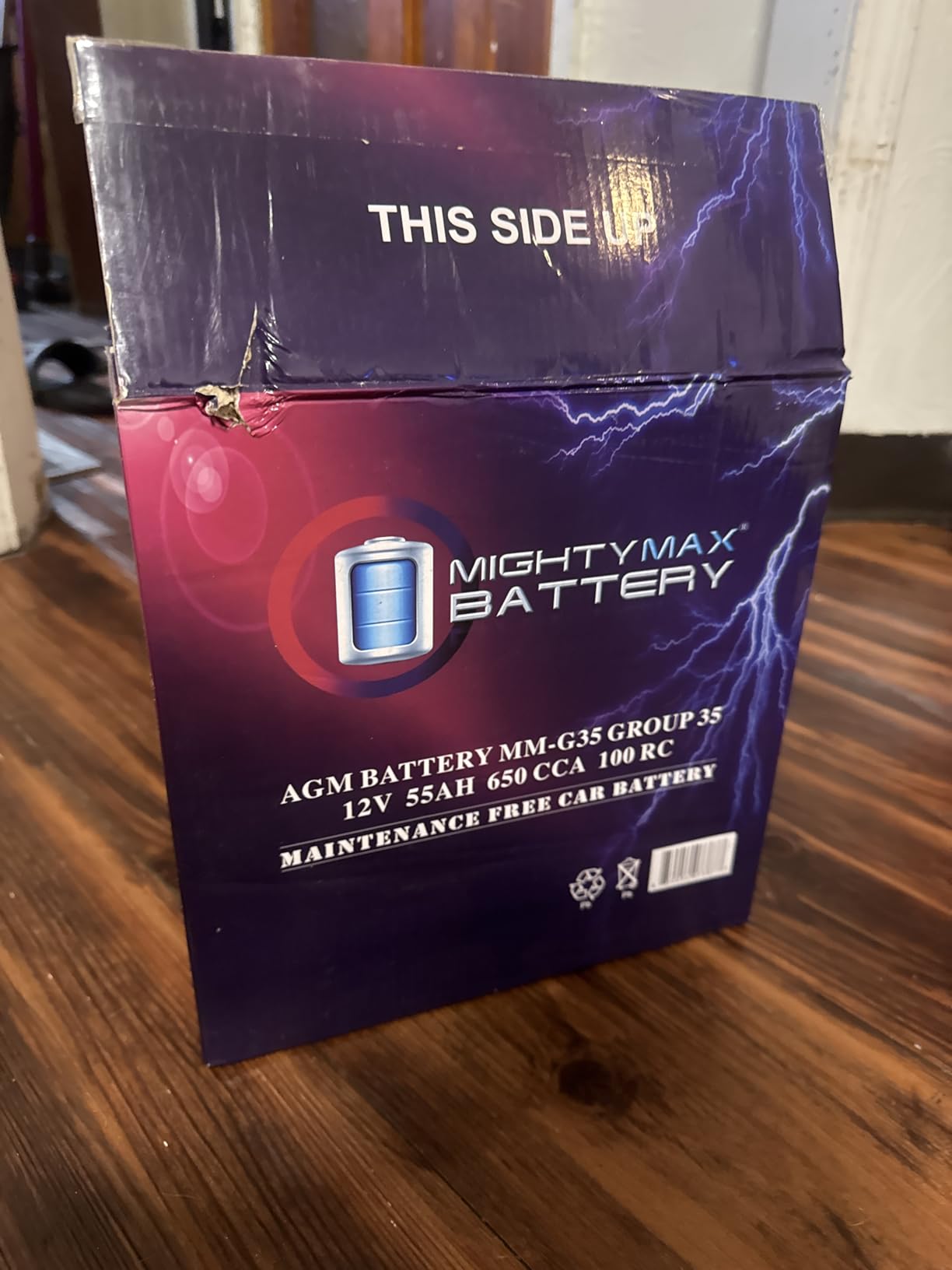 Mighty Max Battery MM-G35 Start and Stop Car BCI Group Size 35 12V 55Ah, 100RC, 650 CCA Rechargeable AGM Car battery customer photo 2