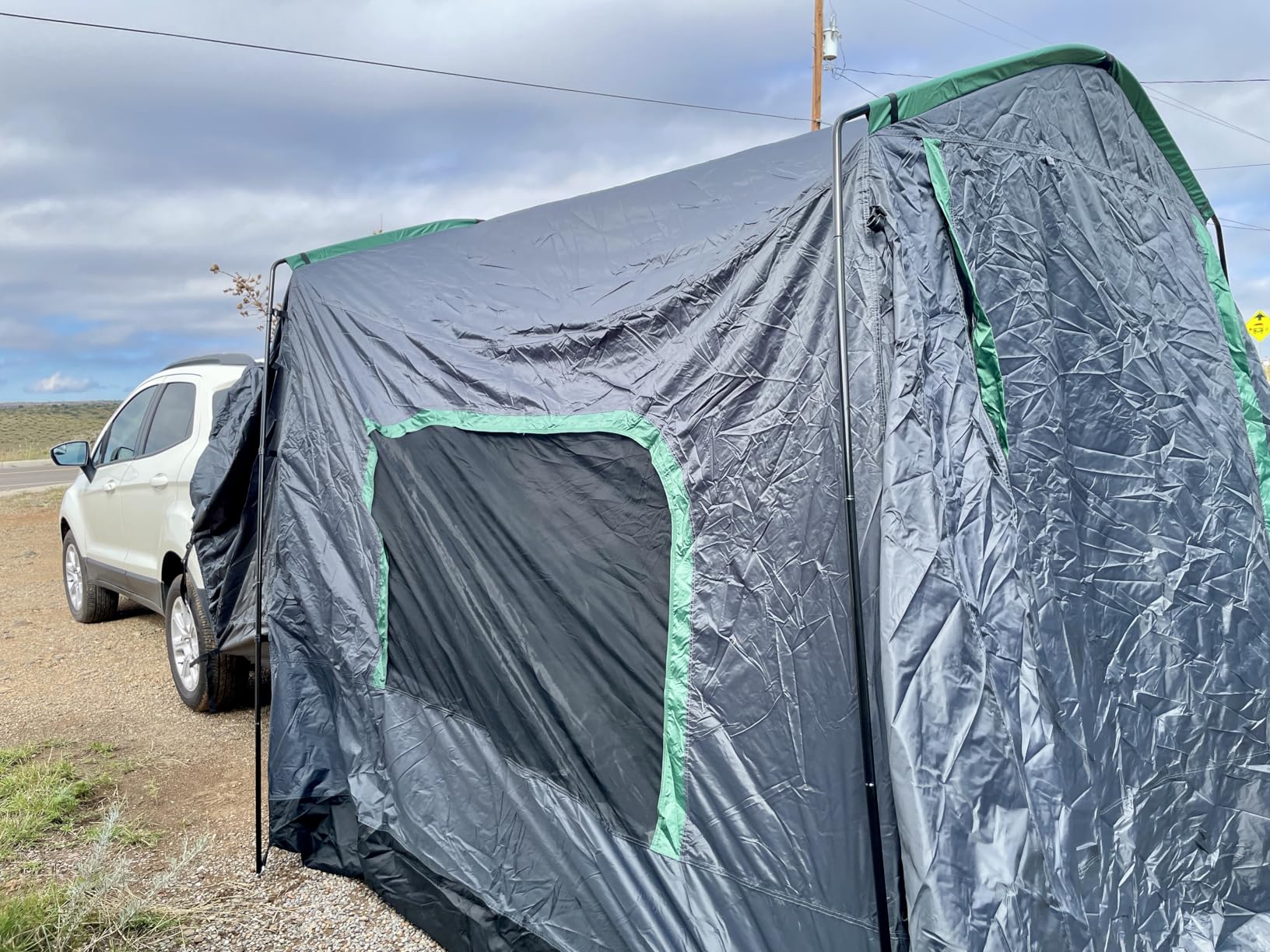 WildFinder SUV Tent, Rectangle Car Tent for Family, Waterproof & Windproof for Car Camping, Large Camping Tents with Storage Bag, SUV, Van, Jeep customer photo 1