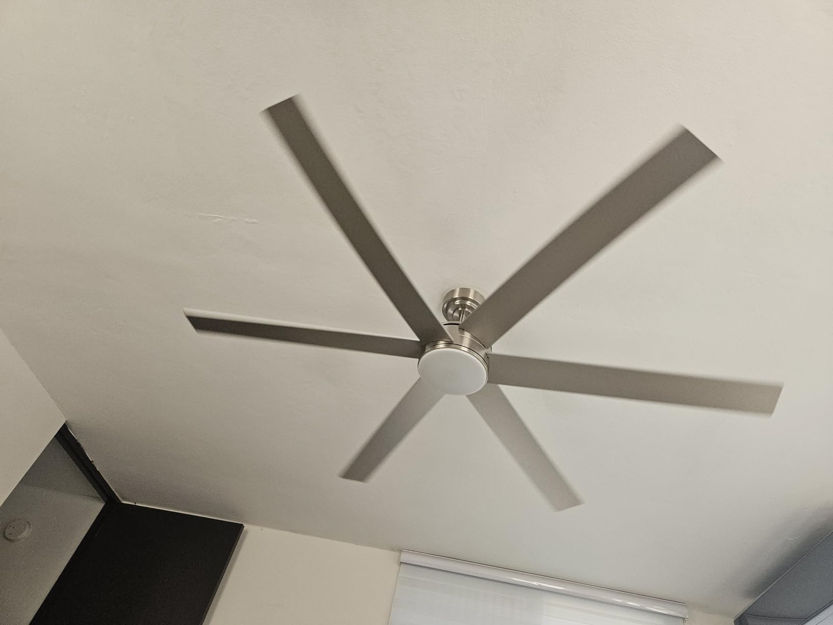 Fanbulous 56 Inch Ceiling Fans with Lights and Remote, Reversible 6 Blades, Dimmable, 3000K-6000K Adjustable, Outdoor Ceiling Fans for Patios, Large Ceiling Fan for Indoor or Covered Outdoor-Black customer photo 1