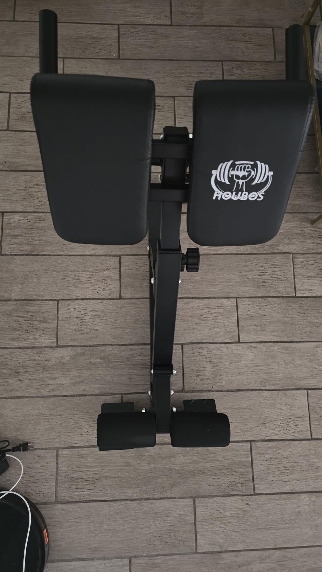 Hyper Back Extension Roman Chair - Back Extension Bench Machine for Glute, Hamstring and Lower Back, Multi-Functional Bench for Full All-in-One Body Workout, Foldable for Home Gym Fitness customer photo 1