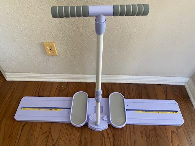 Adjustable Ski Machine, Simulated Ski Trainer, Ski Practice, Hip Trainer, Exercise Equipment for Leg Pelvic Floor Muscle Workout, Funny Fitness Equipment for Home Full Body Workout, Purple customer photo 2