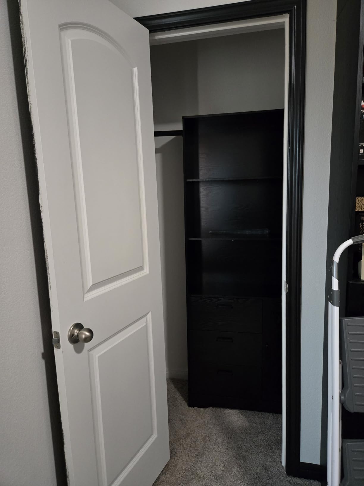 IRONCK Bookshelf with Drawers, 71 in Tall Bookcase with Doors and 3-Tier Shelves, for Bedroom Living Room Entrance Hallway Home Office customer photo 1
