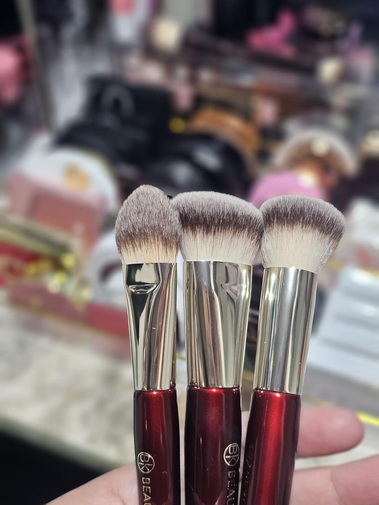 BK Beauty Core Complexion Trio Makeup Brushes Set (3PC) - Foundation, Concealer, and Blending Brushes customer photo 2