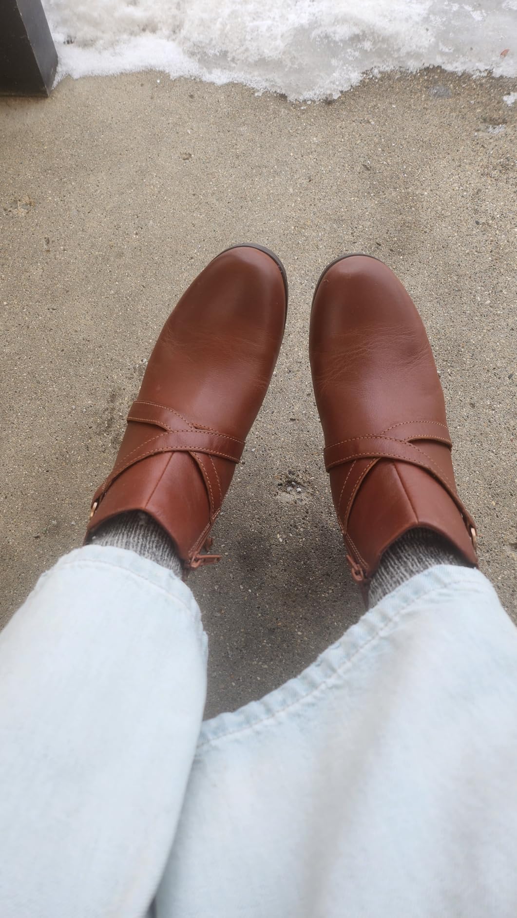 Clarks Women's Emily2 Henley Leather Ankle Zip Bootie customer photo 2