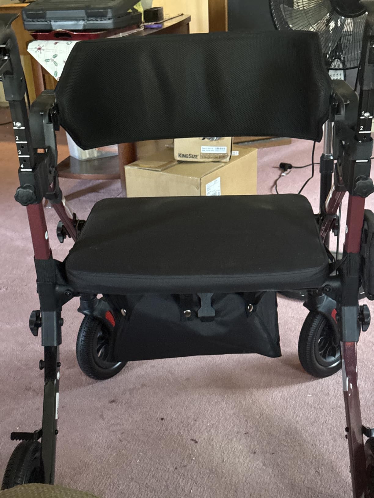 VOCIC Walkers for Seniors Z59, 2 in 1 Walker Wheelchair Combo, 400 LBS Weight Capacity, 10