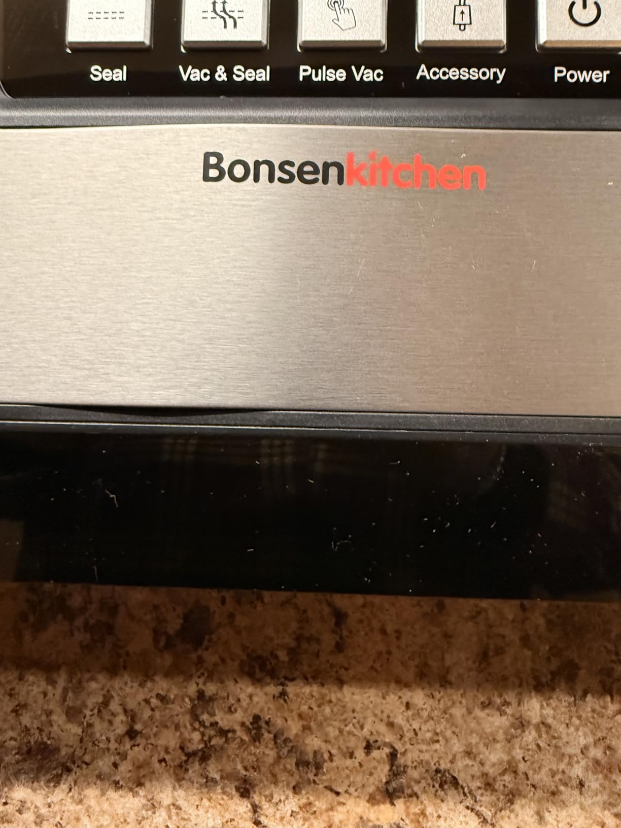 Bonsenkitchen Vacuum Sealer, Multi-Functional Food Sealer with 1 Roll Bag+ 50 Bags, Fast-Compact Design | Bag Storage | Built-in Cutter, External Vacuum System & Accessory Tube, Silver customer photo 2