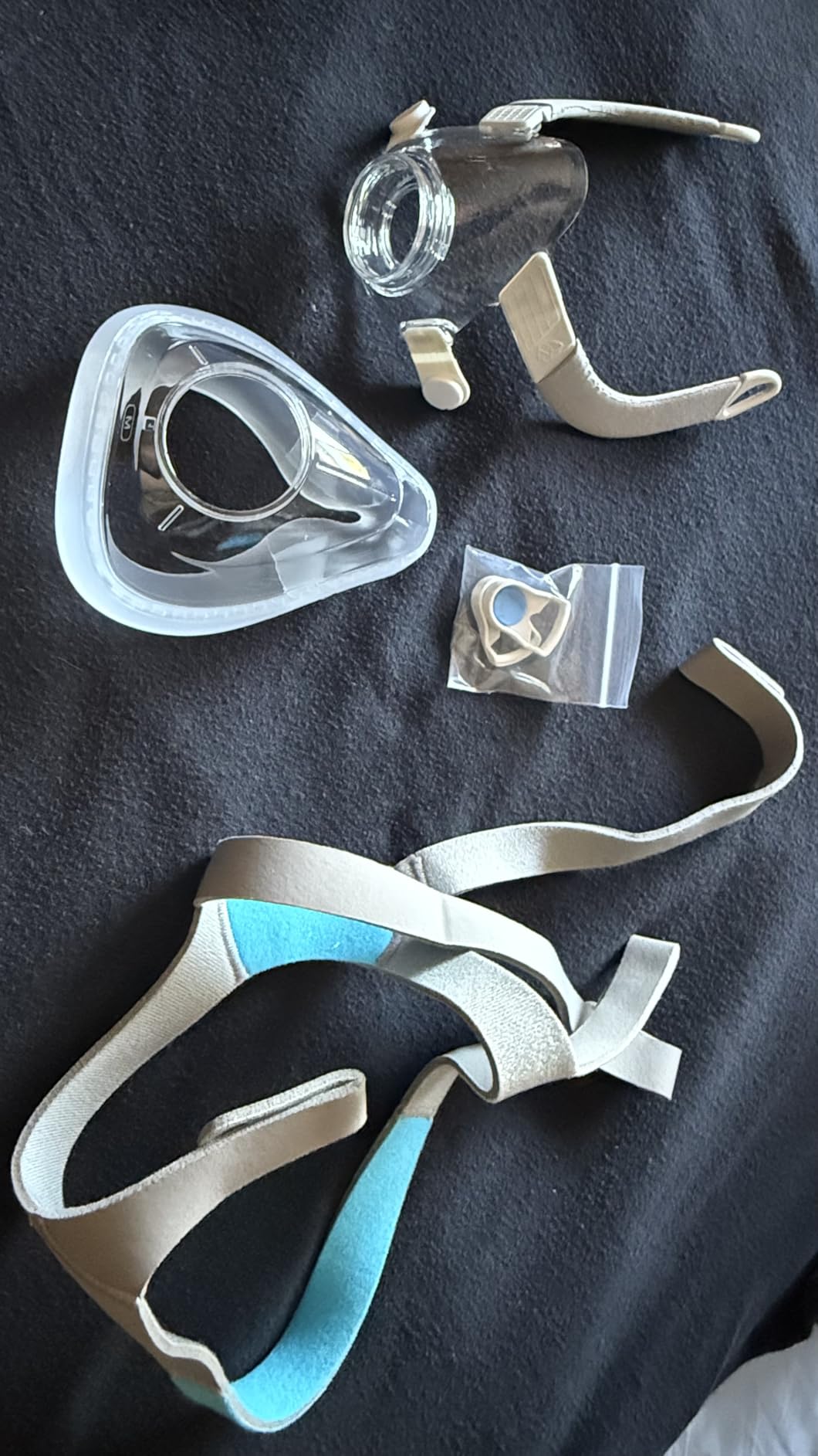 AirFit F20 Replacement Mask Set Large - Includes Mask Cushion, Headgear, Frame & Clips - F20 Full Face Masks Accessories Supplies(L) customer photo 1