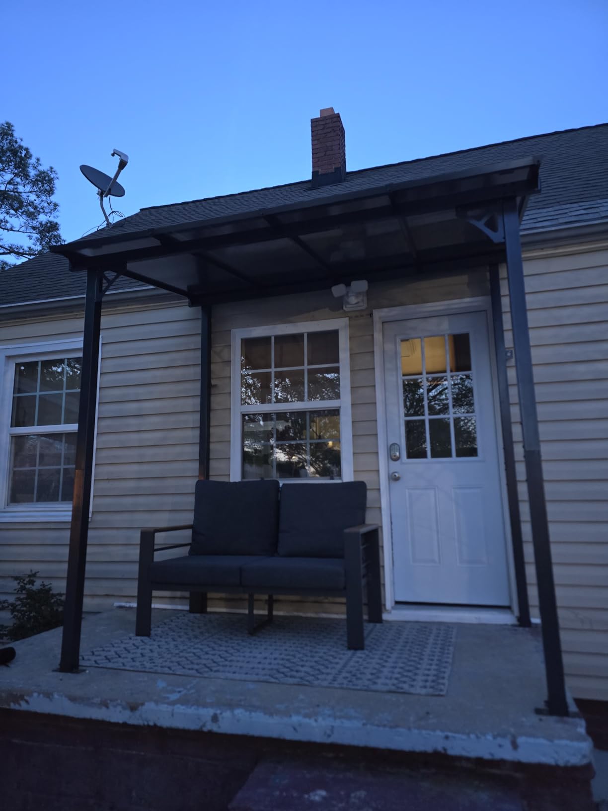 Aoxun Patio Furniture Set, Aluminum Patio Set with Fire Pit Table and 5