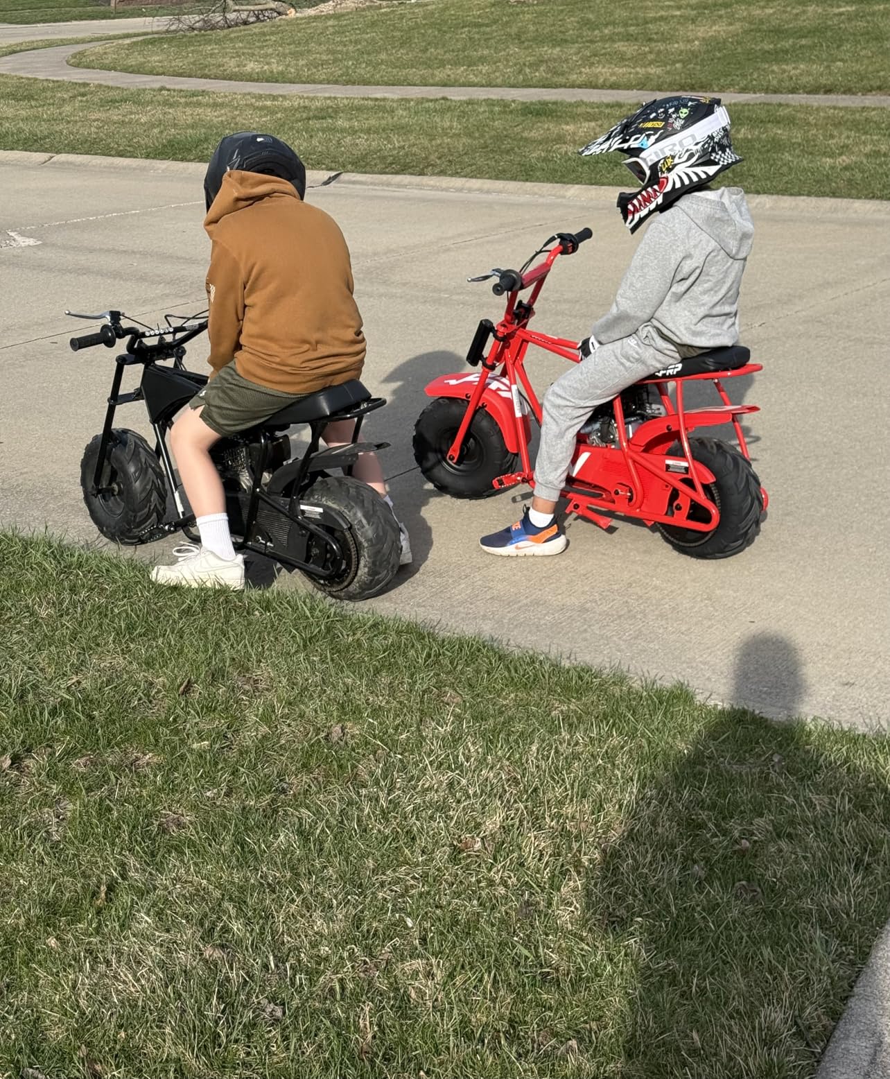 FRP GMB100 Mini Dirt Bike 99CC Gas Powered - 4-Stroke Engine Trail Mini Bike for Youth & Adults, Off-Road Adventure Bike Up to 28 MPH, 220 LBS Capacity customer photo 1