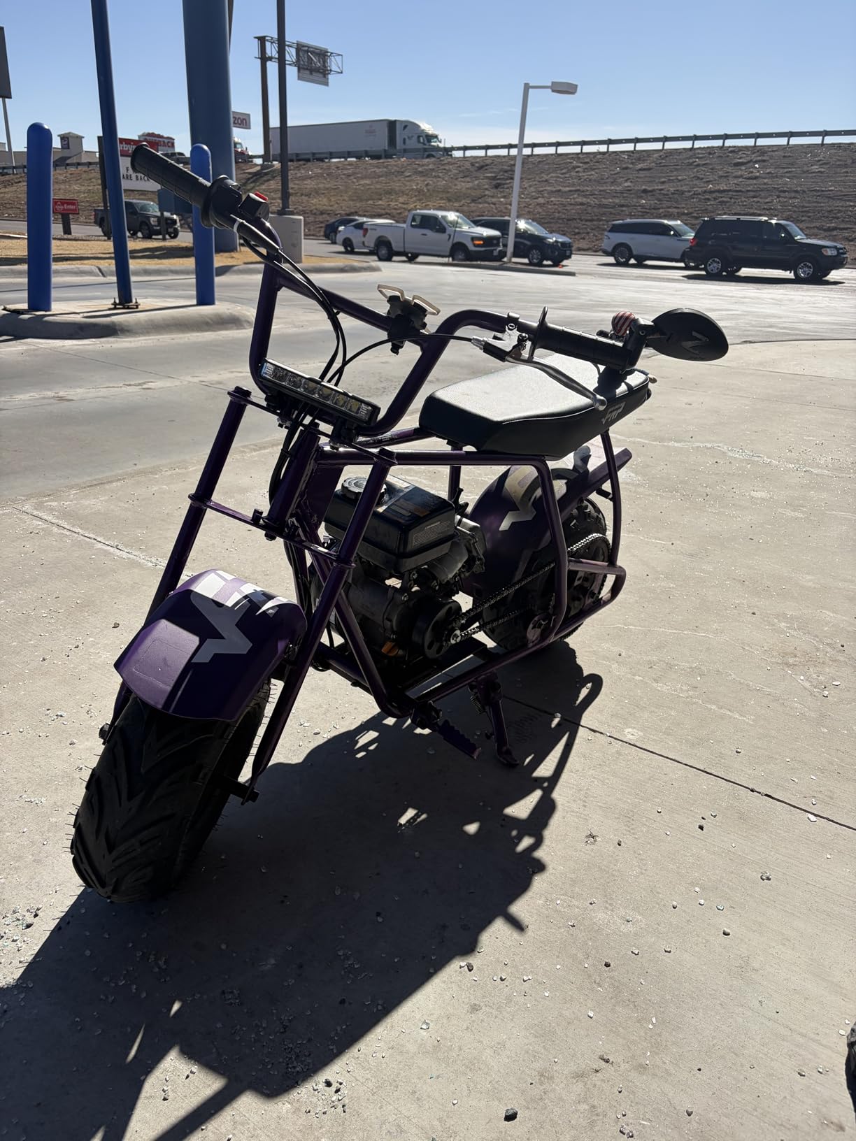 FRP GMB100 Mini Dirt Bike 99CC Gas Powered - 4-Stroke Engine Trail Mini Bike for Youth & Adults, Off-Road Adventure Bike Up to 28 MPH, 220 LBS Capacity customer photo 2