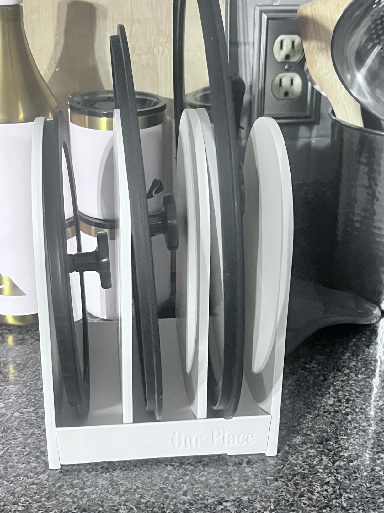 Our Place 11-Piece Essentials Complete Cookware Set - Ceramic Fry Pan, Saucepan, Saute Pan, Stock Pot, Strainer Basket & Rack Storage | Thermakind Nonstick, Oven Safe up to 450F | Cream customer photo 2