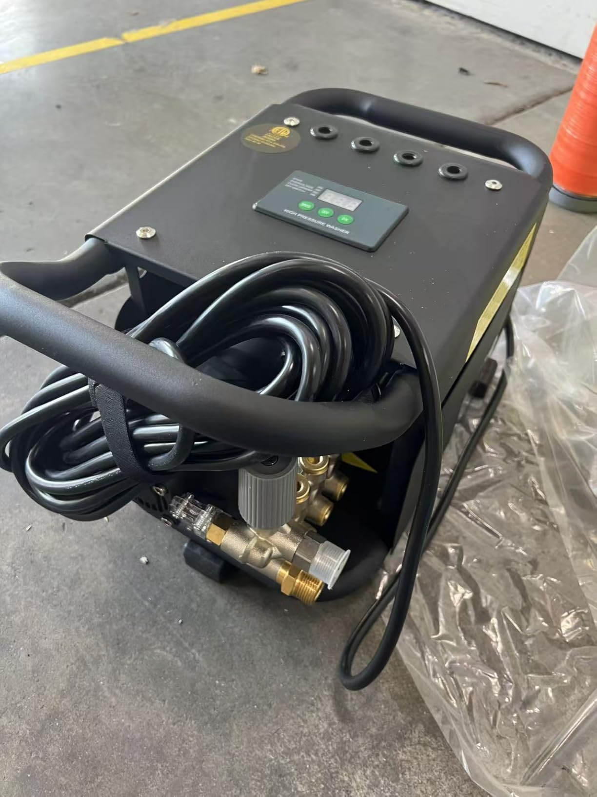 2025 Upgraded 100bar 2.3GPM Commercial Electric Pressure Washer - PM Inverter 3HP Motor, Horizontal Triplex Pump, Power Washer with 65dB Quiet, with 7 Nozzles for Cars/Driveway customer photo 2