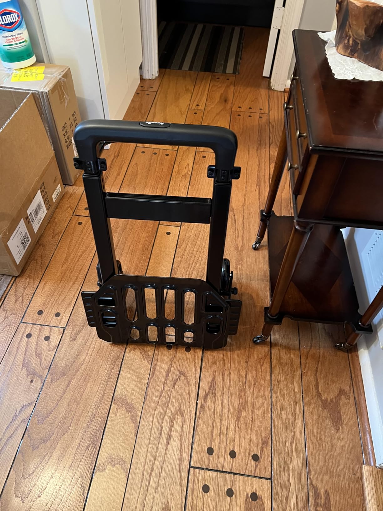 KEDSUM 460 LBS Stair Climbing Dolly, Folding Dolly Cart with Wheels for Stairs, Telescoping Handle & 100% Thickened Steel customer photo 2