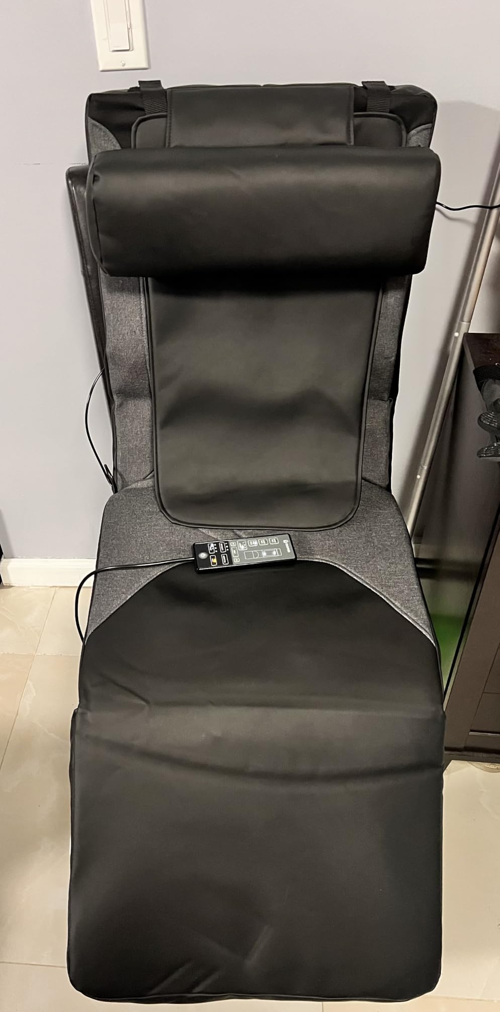 COMFIER FSA Full Body Massage Mat with Heat, HSA Eligible Shiatsu Back Massager for Pain Relief Deep Tissue Kneading & Vibration, Heating Chair Massage Pad for Recliner Sofa Bed customer photo 1