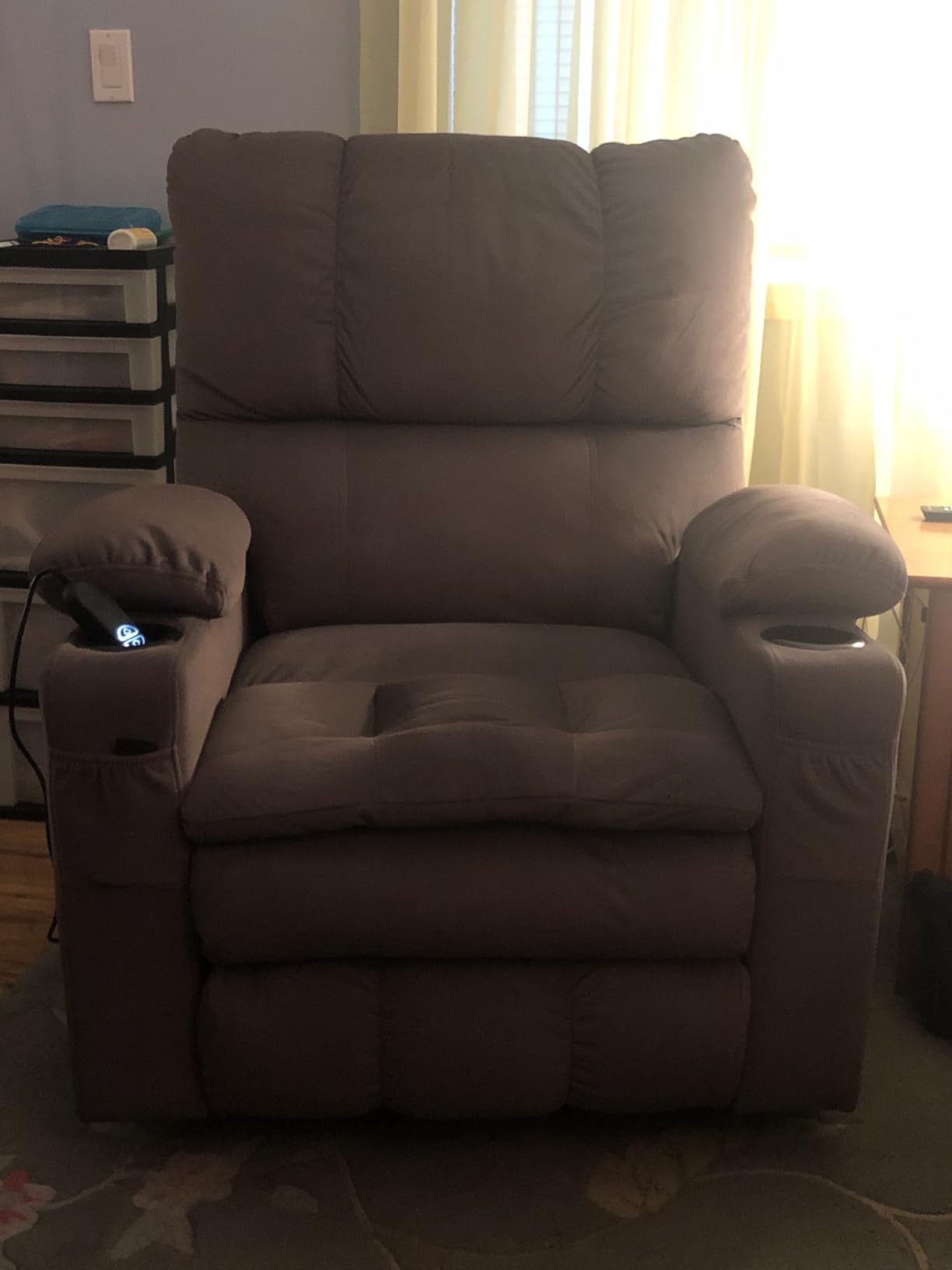 Dual Motor Power Lift Recliner Chair for Elderly with Massage and Heat, Oversized Lift Chair with Arm Storage, Lay Flat Lift Recliner for Adults, Big Tall, Infinite Position customer photo 2