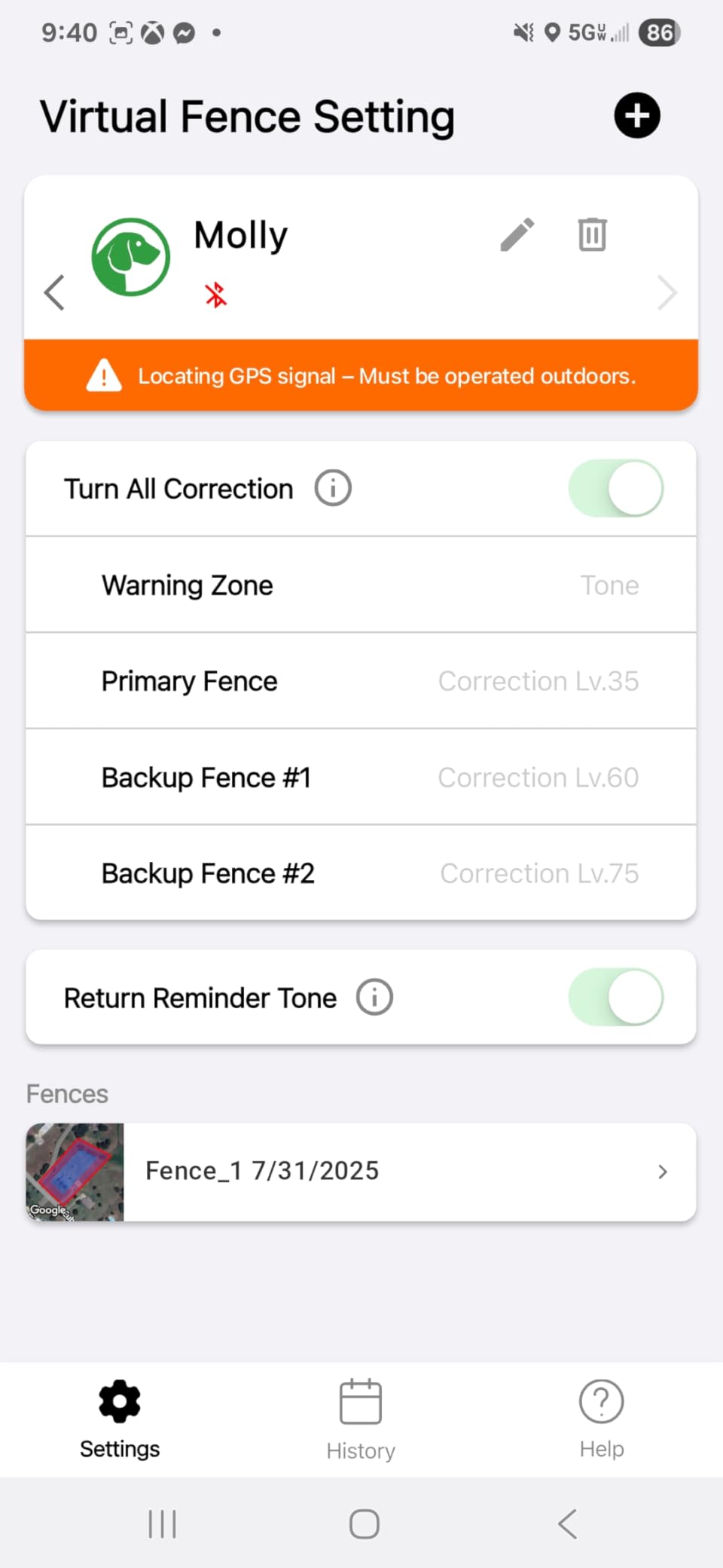 Dogtra GPS Fence - No Subscription, Custom Wireless Dog Fence with App, Smart Guidance & Return Reminder Tone/Vibration/Correction, IPX9K Waterproof Rechargeable Collar, Safe Freedom for Dogs 15 Lbs+ customer photo 1