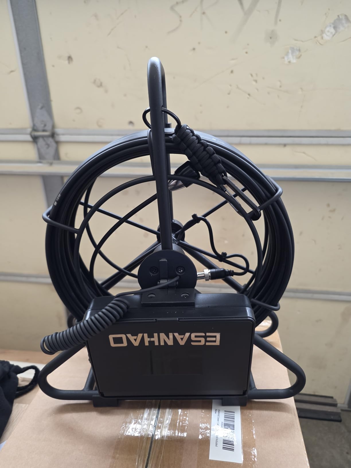 Sewer Camera 100ft Drain Pipe Camera Plumbing Snake 8500mAh Battery, 23mm HD, 12LEDs, DVR Recording, 32GB TF Card Included customer photo 1