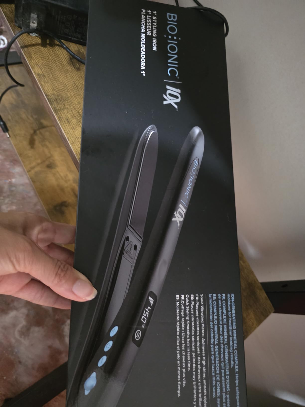 Bio Ionic 10X Styling Iron Hair Straightener with 1