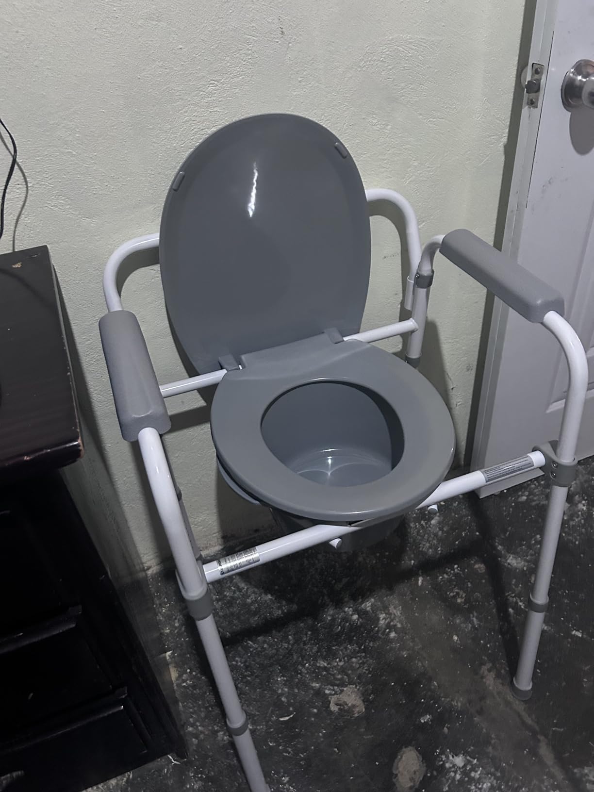 Dr. Dunley 3-in-1 Bedside Commode Chair with Elongated Seat customer photo 2