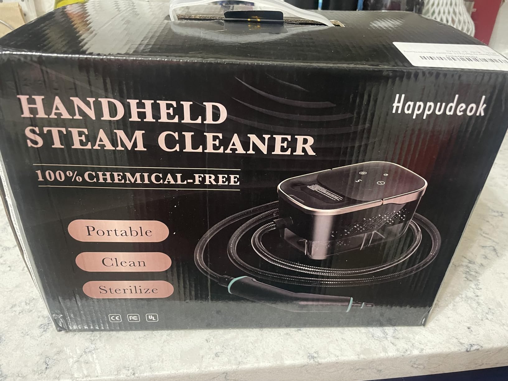 Steam Cleaner,15s Heat-Up 42.27oz Tank,2500w Handheld Steam Cleaner for Home with 15 pcs Accessories,Portable Steamer for Cleaning,kitchens,Grease,bathrooms,Grout,Tile,Bed Bugs,Floor,Couch and Car customer photo 2