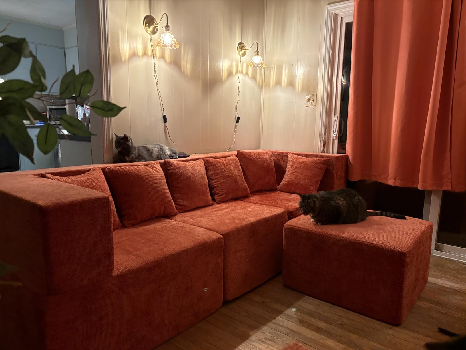 MONVANE Modular Sectional Cloud Couch for Living Room - 130