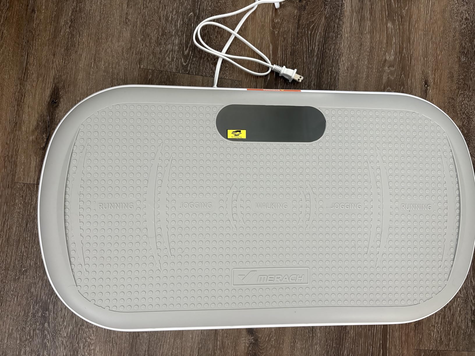 MERACH Vibration Plate Exercise Machine, Vibration Plate 440 Lbs Capacity, Bluetooth and Silicone Pedal, Stimulate Deep Fat, Vibration Plate for Lymphatic Drainage, Vibrating for Weight Loss customer photo 1
