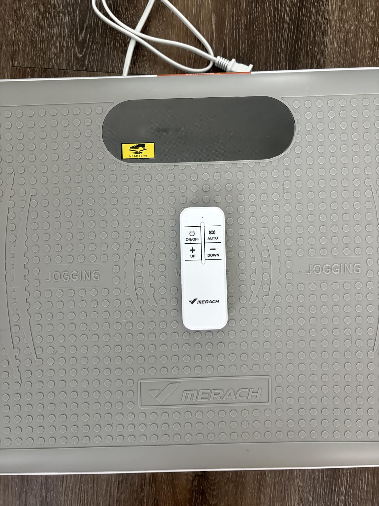 MERACH Vibration Plate Exercise Machine, Vibration Plate 440 Lbs Capacity, Bluetooth and Silicone Pedal, Stimulate Deep Fat, Vibration Plate for Lymphatic Drainage, Vibrating for Weight Loss customer photo 2