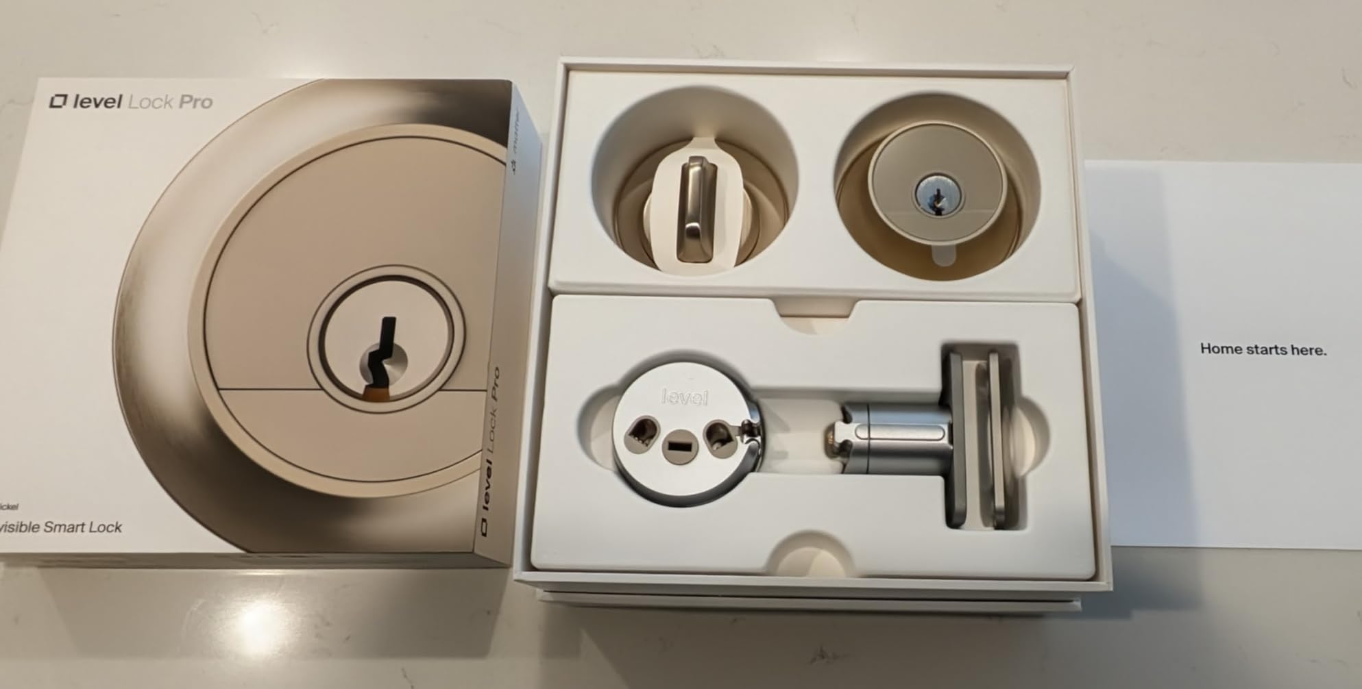 Level Lock Pro - World's Smallest, Fastest, Innovative Smart Lock - Matter-Over-Thread Deadbolt Plus Apple Home Key - Keyless & Remote Access via Apple, Alexa, Google Home, SmartThings (Matte Black) customer photo 1